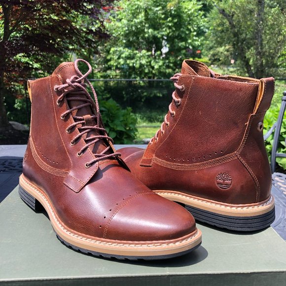 Timberland West Haven Side Zip Boots in Brown Size - Picture 2 of 13